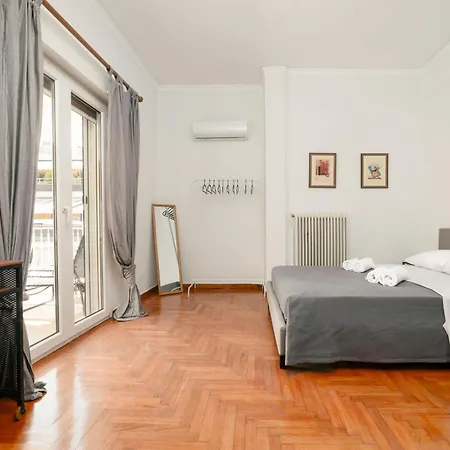 Apartment Skyline Penthouse 2bd Close To Metro Station Athens
